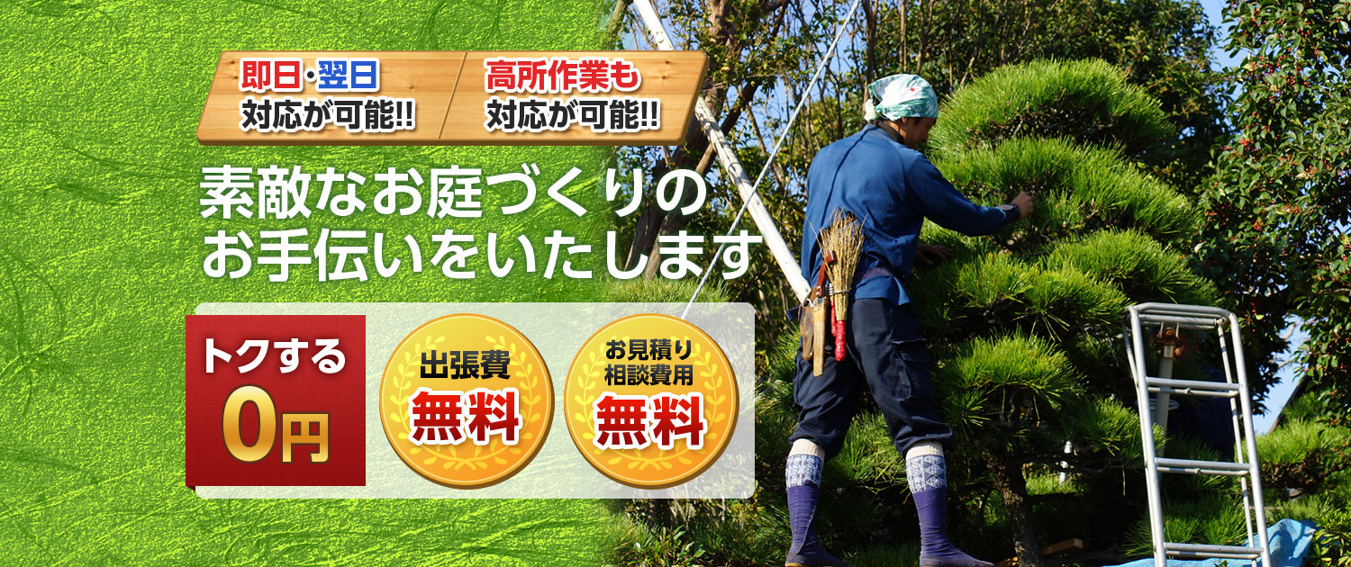 adachi-kuで剪定・伐採・外装エクステリアなどお庭のお手入れならお庭プロジェクトへ